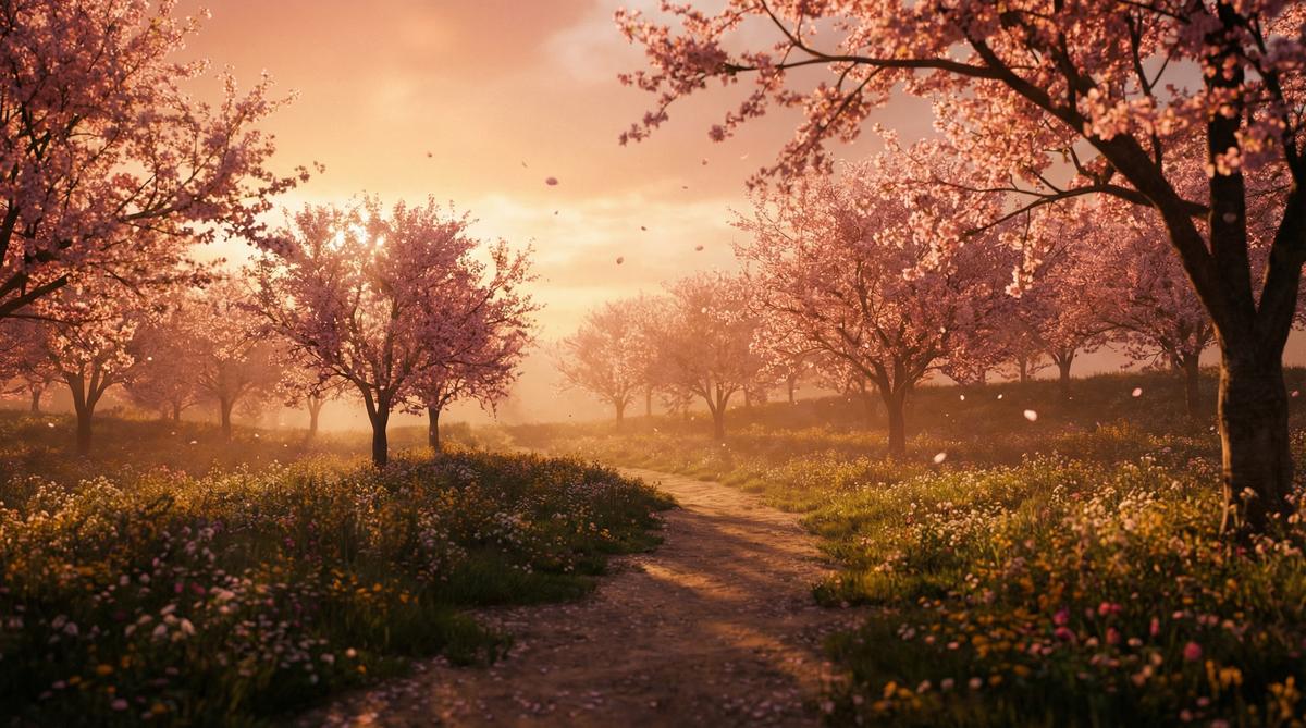 抖荫短视频花海漫步原创唯美短片